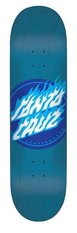 Santa Cruz Deck Blue Flame Dot HRM Blue 8  IN 